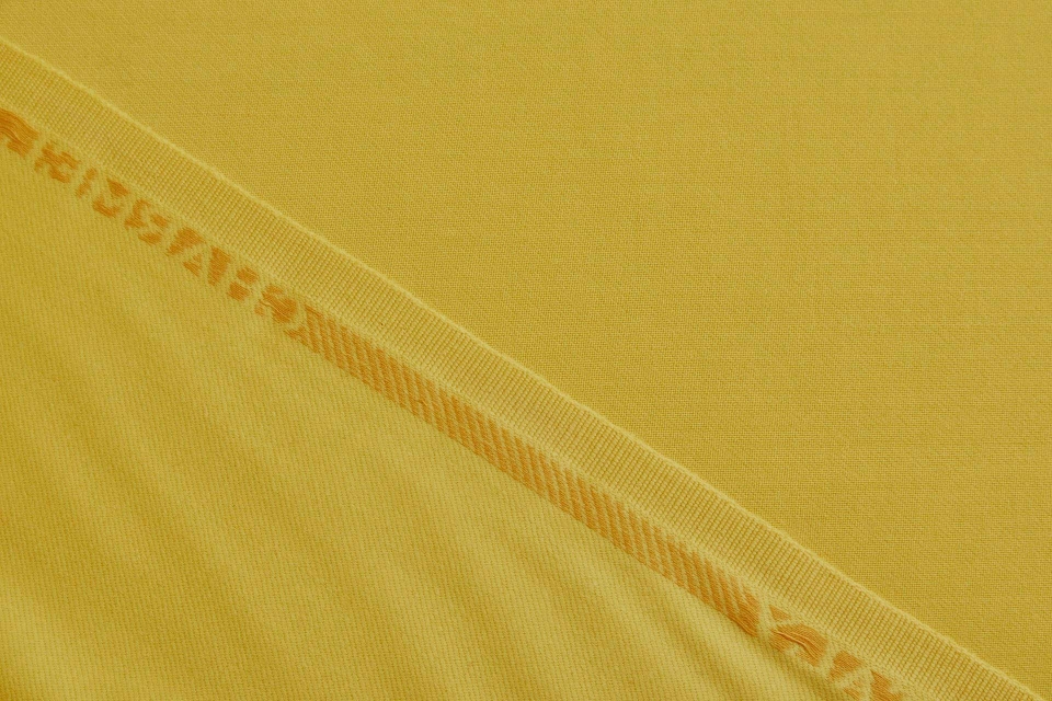 Luxury Italian Wool Suiting - Golden Yellow