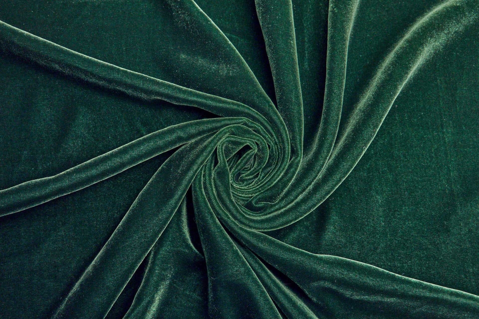 NEW STOCK - Silk Velvet - Forest