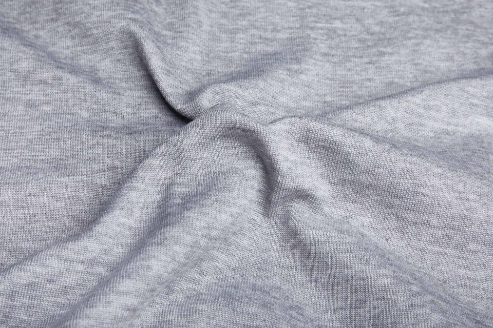 Stretch Ribbing - Marl Grey