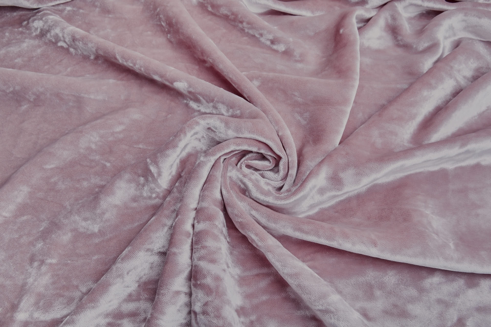 Frosted Viscose Velvet - Pink