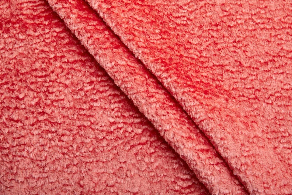 Faux Astrakhan - Pink Salmon