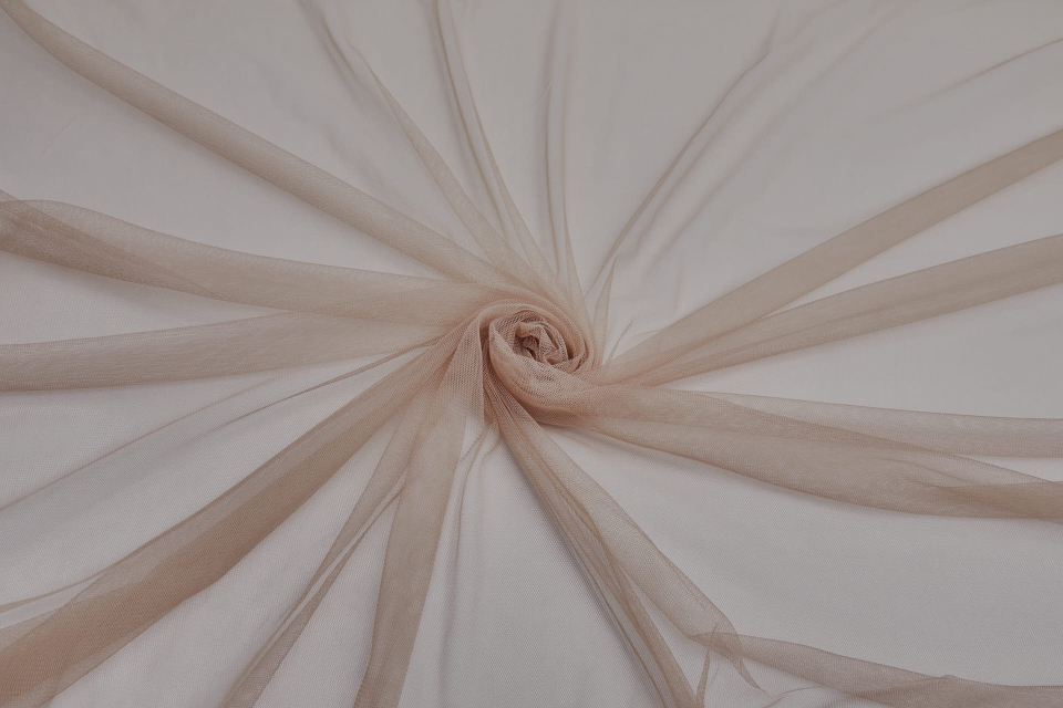 Soft Nylon Tulle - Nude - T07