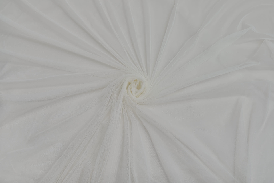 Soft Nylon Tulle - Cream - T03