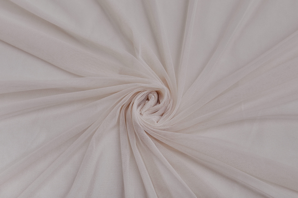 Soft Nylon Tulle - Oyster - T06