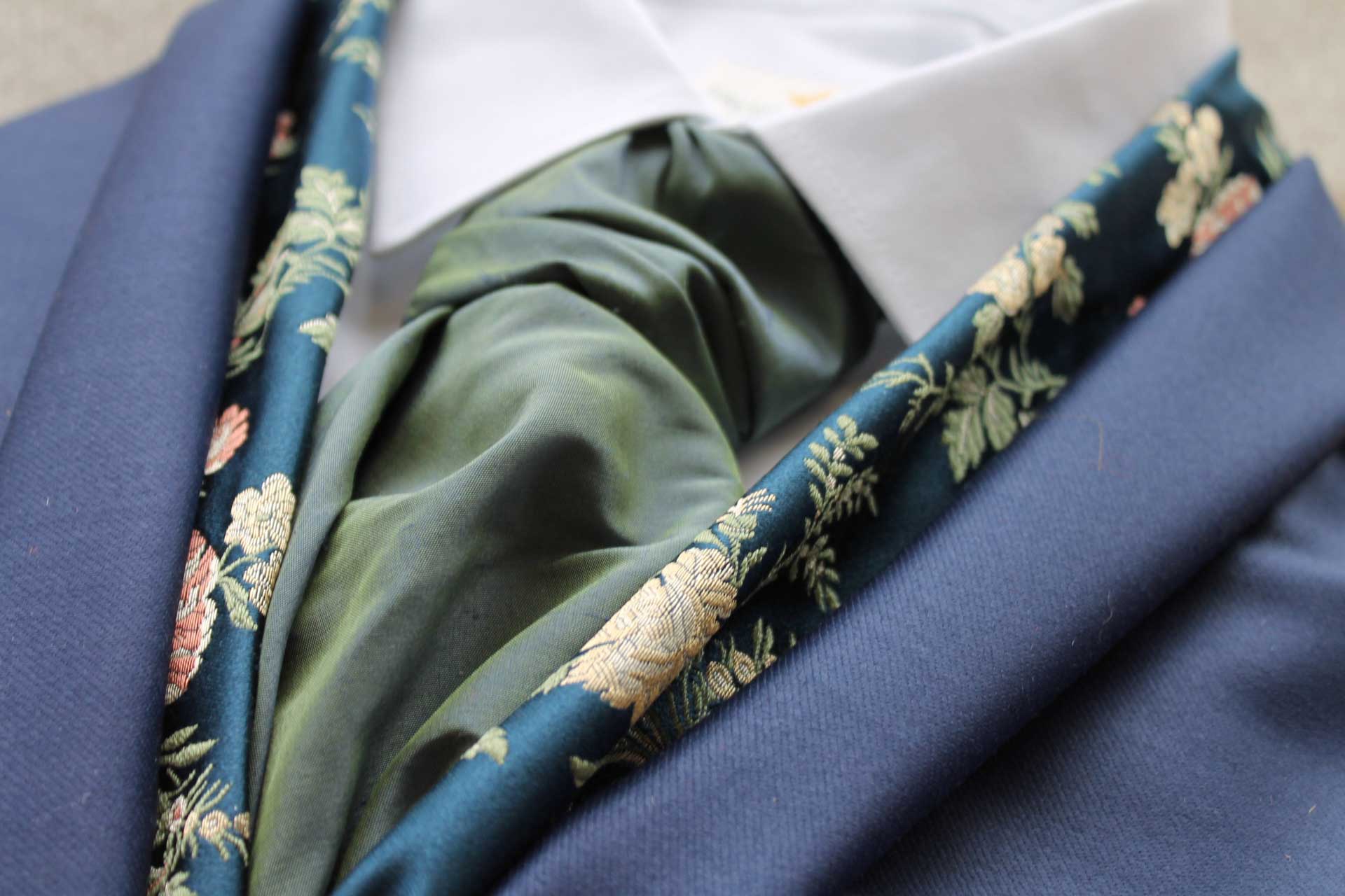Groom fabric combo - blues